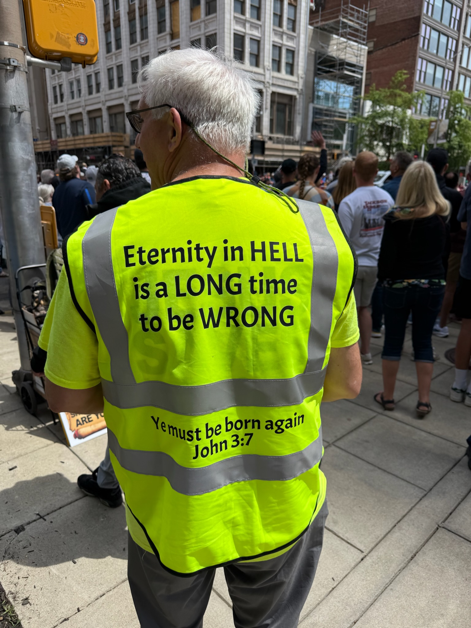 Eternity in Hell is a long time to be wrong.